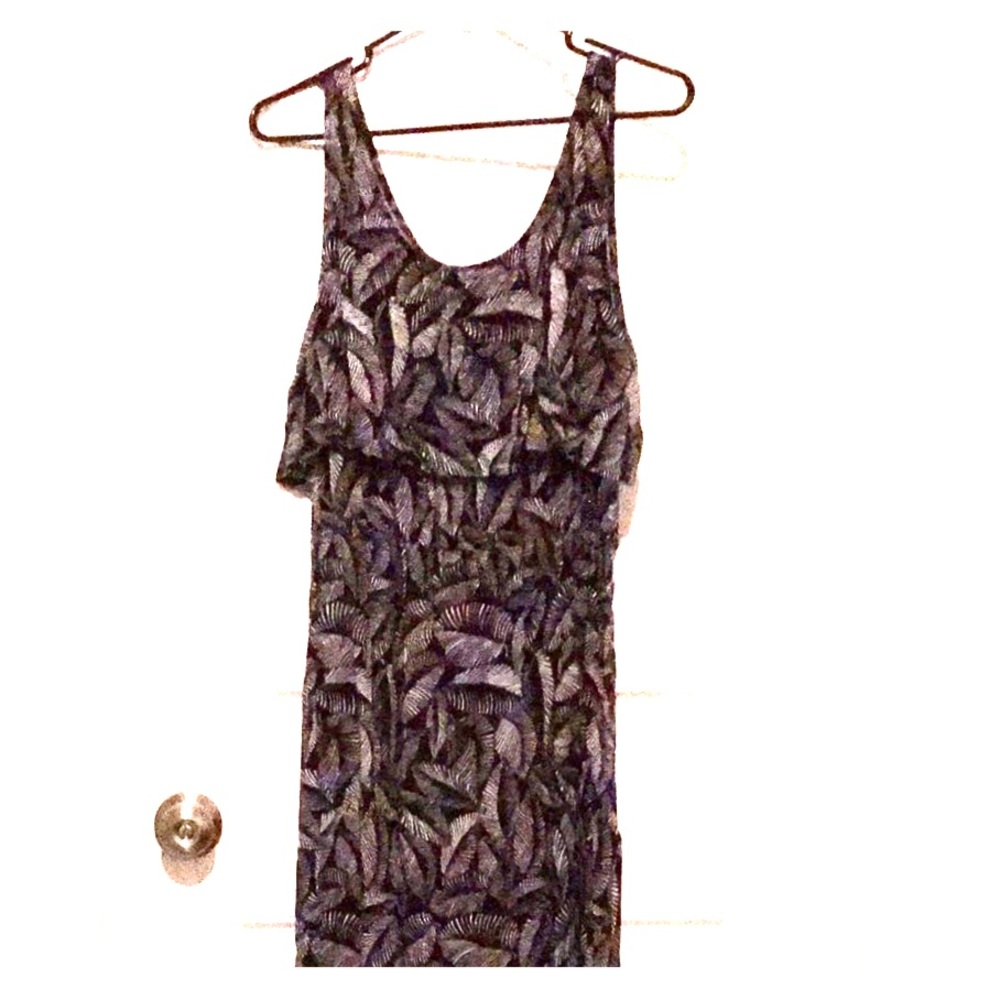 Designed Print Maxi Dress